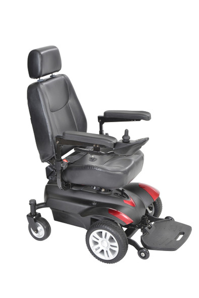 titan18cs Drive Medical Titan Transportable Front Wheel Power Wheelchair, Full Back Captains Seat, 18" x 18" ****Discontinued****