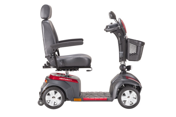 ventura418cs Drive Medical Ventura Power Mobility Scooter, 4 Wheel, 18" Captains Seat