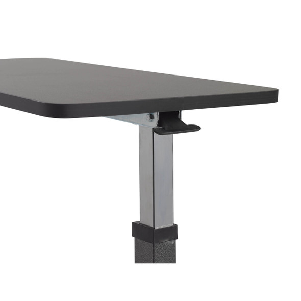 13067 Drive Medical Non Tilt Top Overbed Table, Silver Vein