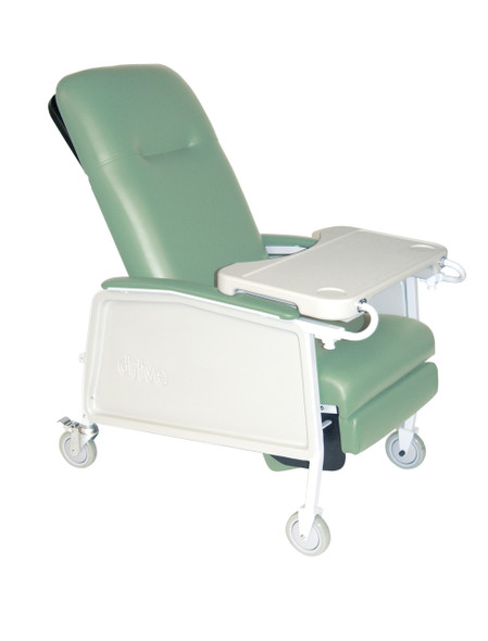 d574ew-j Drive Medical 3 Position Heavy Duty Bariatric Geri Chair Recliner, Jade