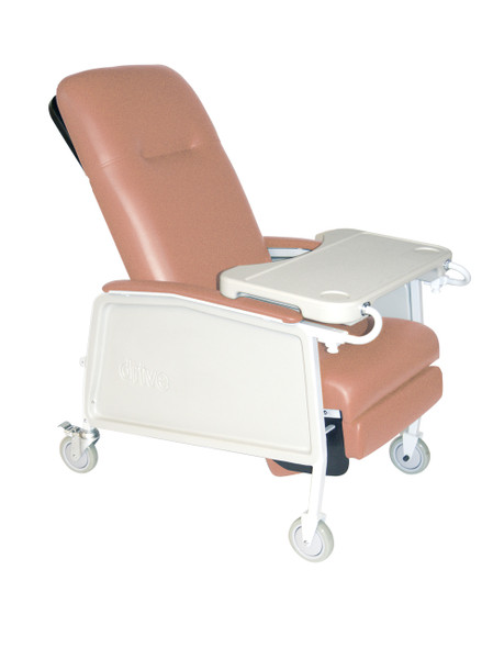 d574ew-r Drive Medical 3 Position Heavy Duty Bariatric Geri Chair Recliner, Rosewood