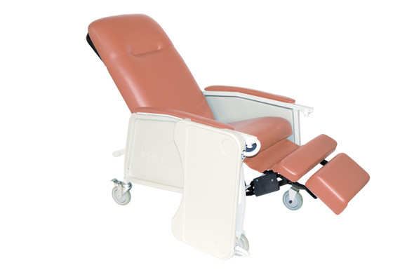 Drive Medical 17100-BV Hip High Chair with Back and Arms, Brown Vein