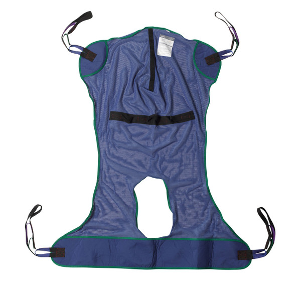 13221l Drive Medical Full Body Patient Lift Sling, Mesh with Commode Cutout, Large