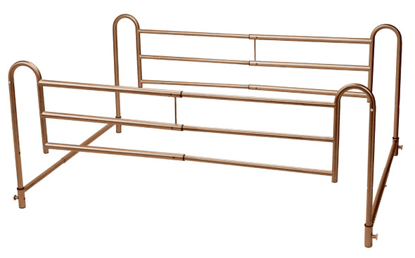 16500bv Drive Medical Home Bed Style Adjustable Length Bed Rails, 1 Pair