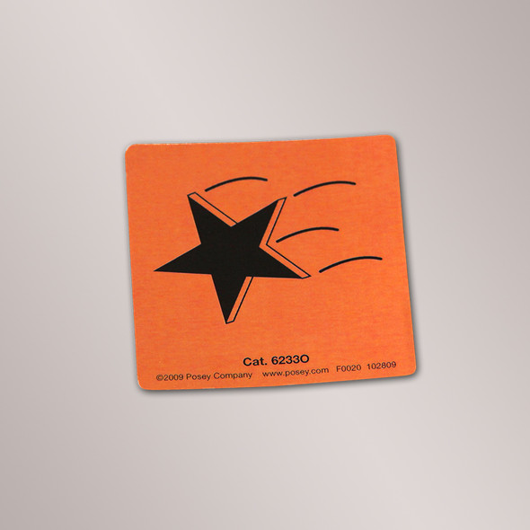 6233O Posey Falling Star Magnets, Orange ****Discontinued****
