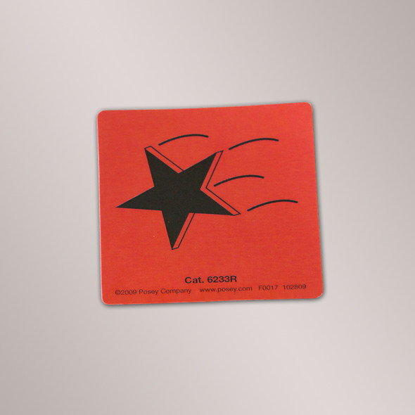 6233R Posey Falling Star Magnets, Red ***Discontinued***