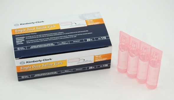 NPN02215977 Kimberly Clark single dose saline vial 0.9% solution - OBSOLETE