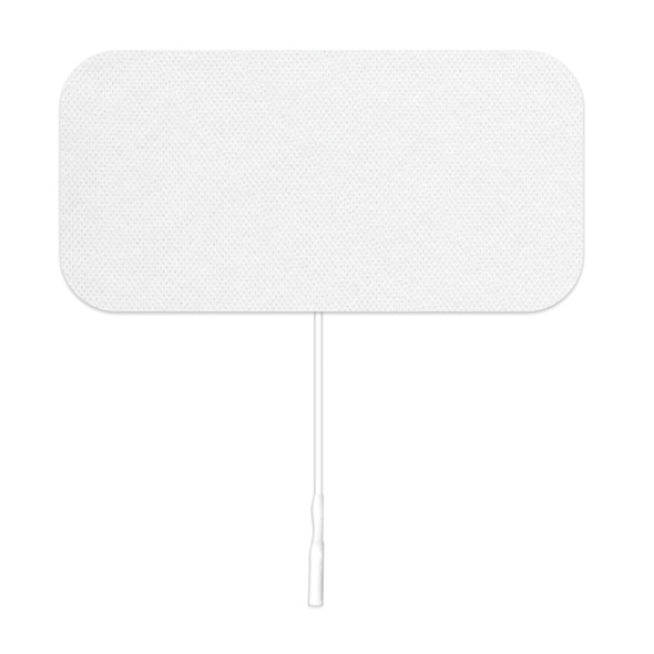 Axelgaard VALUTRODE X® VTX50100 ValuTrode X Electrode, White Fabric Top, 2in. x 4in. Rectangle, 4/pk, 10 pk/bg, 1 bg/cs (091949) , case