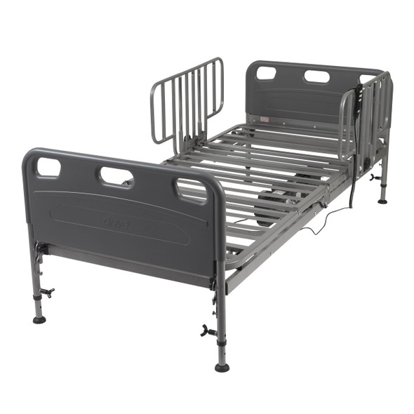 15560-hr Drive Medical Competitor Semi Electric Hospital Bed with Half Rails
