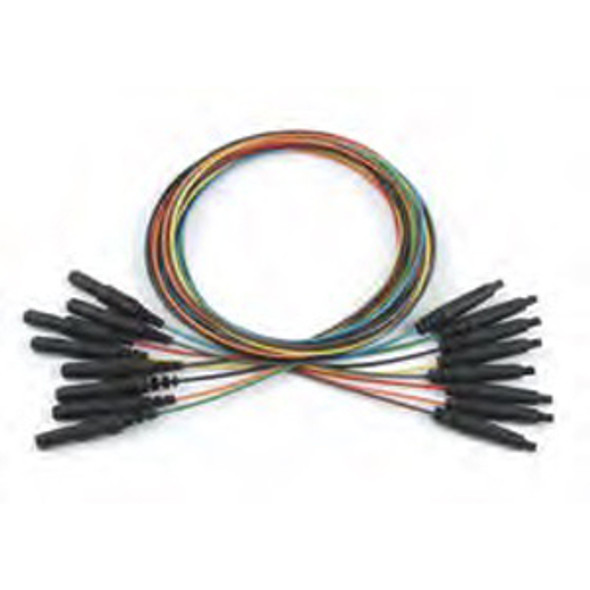 9013C0152 Natus - Nicolet HUSH 80cm Unshielded Extension lead wires , electrode end 0.7 mm, 1.5 mm female touch proof connector