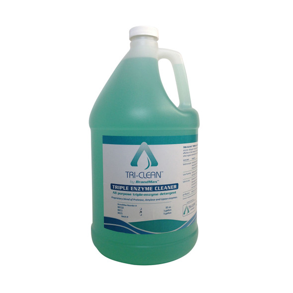 BrandMax TRI-CLEAN™ BEC1 Triple Enzyme Cleaner concentrate, 1 gallon, 4gal/cs , case