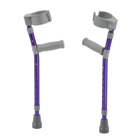 fc100-2gp Inspired by Drive Pediatric Forearm Crutches Small Wizard Purple Pair***Discontinued***