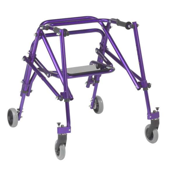 ka3200s-2gwp Inspired by Drive Nimbo 2G Lightweight Posterior Walker with Seat Medium Wizard Purple