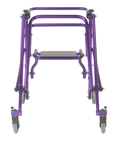 ka4200s-2gwp Inspired by Drive Nimbo 2G Lightweight Posterior Walker with Seat Large Wizard Purple