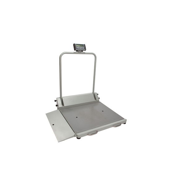 2600KL Pelstar LLC/Health O Meter Professional Scales Digital Wheelchair Ramp Scale with Folding Ramp, Capacity: 1000 lbs/454 kg, Resolution: 0.2 lb/0.1kg, Platform Dimension: 32 1/4 in. W x 36 in. D, Ramp Size: 32 1/4 in. W x 9 7/8 in. D (secondary