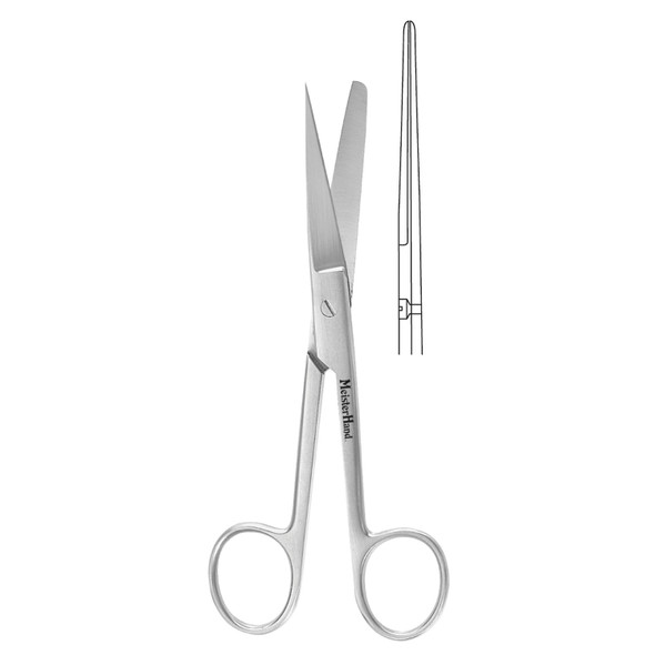 Integra Miltex MH5-14 O.R. Scissors, 5in., Sharp/ Blunt , each