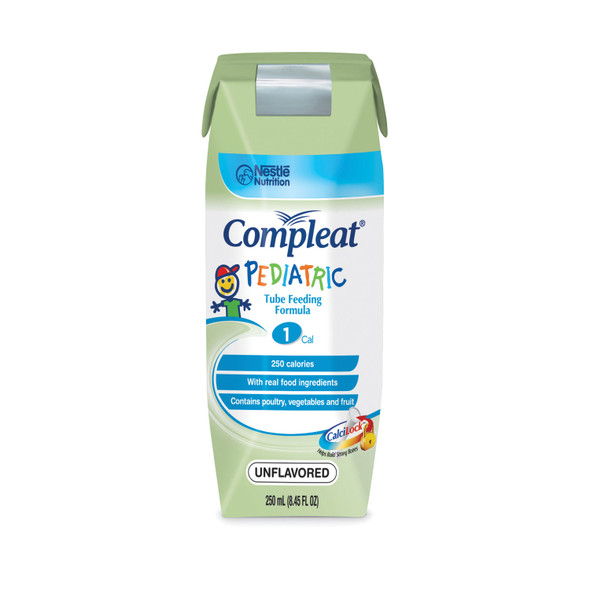 Nestle Healthcare Nutrition COMPLEAT® 14240000 Compleat® Blenderized, Unflavored, 250mL Cans, 24/cs (144 cs/plt) (Minimum Expiry Lead is 90 days) (Continental US Only) , case