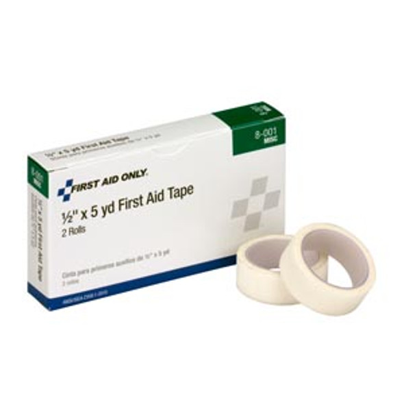 First Aid Only/Acme United Corporation 8-001 First Aid Tape, 1/2”x5yd, 2/bx (DROP SHIP ONLY - $150 Minimum Order) , box