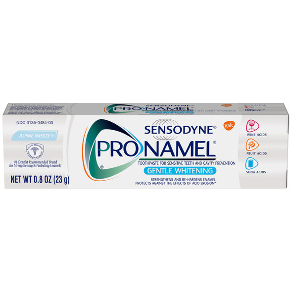 Haleon US Services Inc. SENSODYNE® PRONAMEL® 83040B ProNamel® Gentle Whitening Toothpaste, Fresh Mint, 0.8 oz. tube, 12/pkg, 3 pkg/cs (36 tubes total) (Available for sale in US only) GSK# 83040B (Products cannot be sold on Amazon.com or any other thi