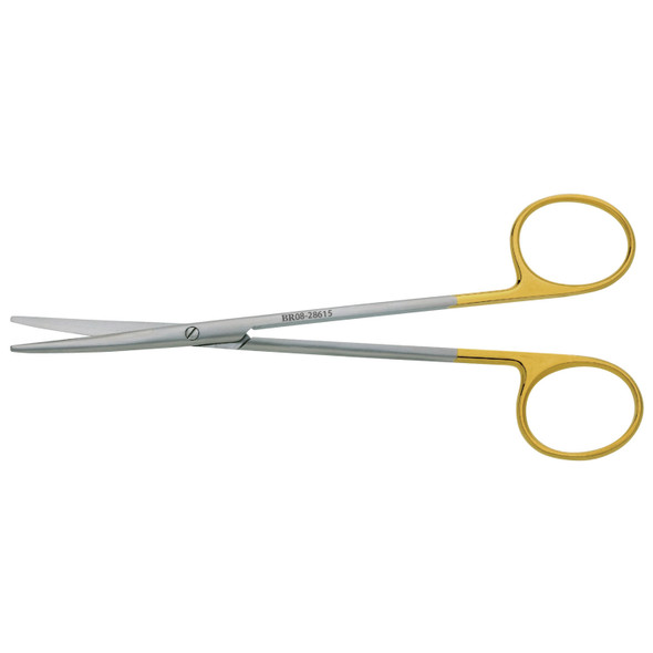 BR Surgical, LLC BR08-28718 Metzenbaum Scissor, Delicate, Curved, Blunt/ Blunt, 7in. TC , each