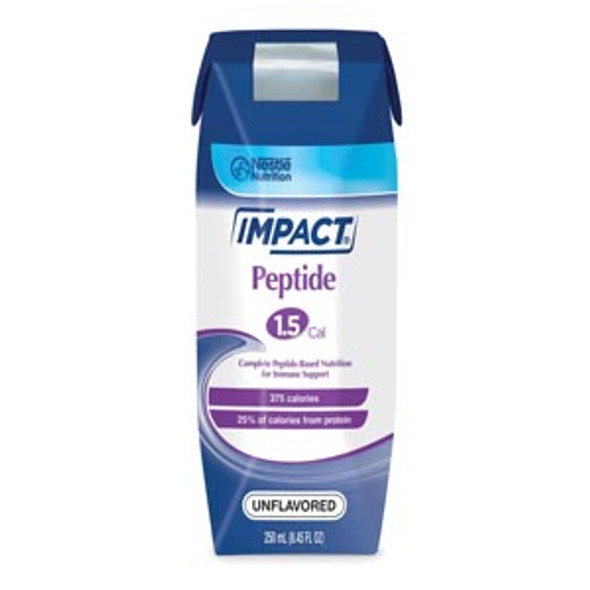 Nestle Healthcare Nutrition IMPACT® 4390097400 Peptide 1.5, 250mL Cans, 24/cs (144 cs/plt) (Minimum Expiry Lead is 90 days) (Continental US Only) , case