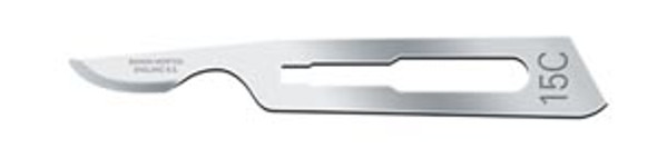 Cincinnati Surgical Company 00SM15C Blade, Swann Morton, Carbon Steel, Size 15c, Sterile, 100/bx (DROP SHIP ONLY) , box