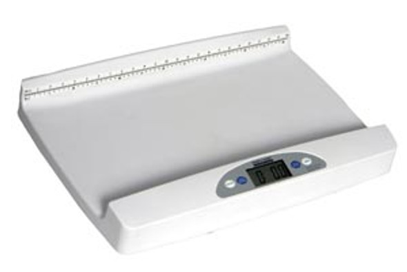 553KL Pelstar LLC/Health O Meter Professional Scales Digital Tray Scale, Pediatric, Capacity: 44 lb/20 kg, Tray Dimensions: 24 7/8 in.  x 13 in. , EMR Connectivity via USB, (6) AA Batteries (included) or AC Adapter (not included), Built-in Measuring