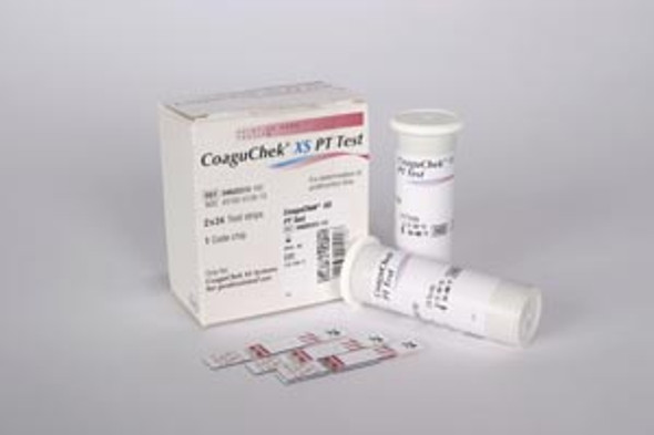 Roche Diagnostics Corp. COAGUCHEK® 04625315160 CoaguChek XS PT Test Strips, CLIA Waived, 48/bx (Professional Use Only) (Continental US Only) , box