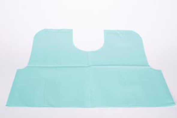 9810856 TIDI Choice Capes White Tissue/Poly/Tissue Pebble 30in x 21in 100 per Case