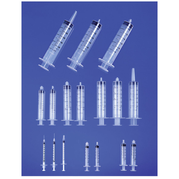 Exel Corporation 26201 Syringe, Luer Slip, 3cc, Low Dead Space Plunger, With Cap, 100/bx, 10 bx/cs (41 cs/plt) , case