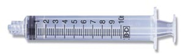 BD 301029 Syringe Only, 10mL, Luer-Lok™ Tip, Non-Sterile, Bulk, 850/cs (Continental US Only) , case