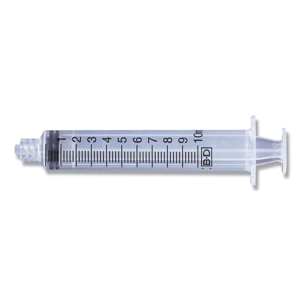 BD 301029 Syringe Only, 10mL, Luer-Lok™ Tip, Non-Sterile, Bulk, 850/cs (Continental US Only) (Drop Ship Requires Pre-Approval) , case