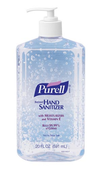 3023-12 GOJO Industries, Inc. Instant Hand Sanitizer, 20 fl oz Pump Bottle, 12/cs (Item is considered HAZMAT and cannot ship via Air or to AK, GU, HI, PR, VI) Sold as cs