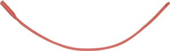 AS44020 Amsino International, Inc. Red Rubber Urethral Catheter, 20FR,100/bx