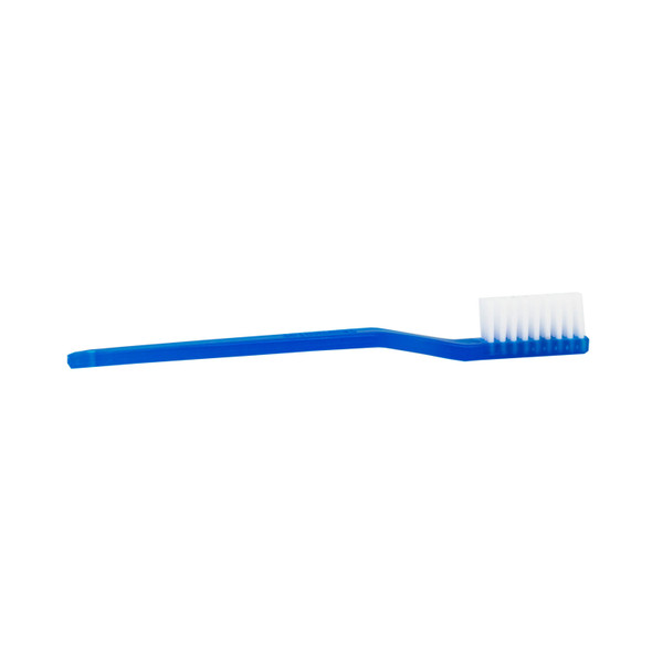 Dukal Corporation TBJR Toothbrush, 27 Tuft, Childrens, Blue Handle, White Nylon Bristles, 144/bx, 10 bx/cs , case