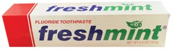New World Imports WORLD IMPORTS FRESHMINT® TP64 Anticavity Fluoride Toothpaste, 6.4 oz, Individually Boxed, 48/cs (Not Available for sale into Canada) , case