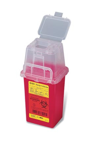 BD 305487 Sharps Collector, 1.5 Qt, Phlebotomy, Red, 36/cs (30 cs/plt) (Continental US Only) , case