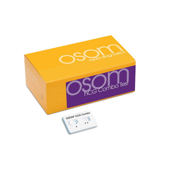 Sekisui Diagnostics, LLC OSOM® 124 OSOM hCG Combo Pregnancy Test, CLIA Waived (Urine), 25 tests/kit (Item is Non-Returnable & Non-Refundable) (Continental US Only) , kit