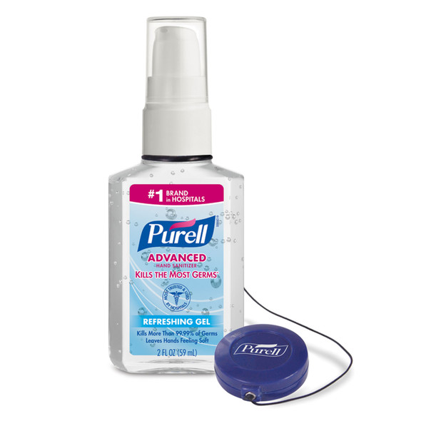 GOJO Industries, Inc. PURELL® 9606-24 Instant Hand Sanitizer, 2 fl oz PERSONAL™ Pump Bottle, 24/cs (120 cs/plt) (9608 Sold Separately) (Item is considered HAZMAT and cannot ship via Air or to AK, GU, HI, PR, VI) , case