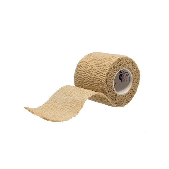 Dukal Corporation 8015T Bandage, Cohesive, 1in., Non-Sterile, Tan, 5 yds/rl, 30 rl/bx , box