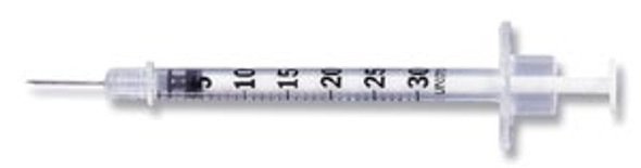 Embecta 328438 Insulin Syringe w/Ultra-Fine™ Needle, 31G x 5/16in., 0.3mL, 100/bx, 5bx/cs (Continental US Only) , case