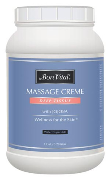 Performance Health HEALTH BON VITAL® BVDTC1G Deep Tissue Massage Creme, 1 Gallon Jar, 4/cs (Cannot be sold to retail outlets and/ or Amazon) (US Only) , case