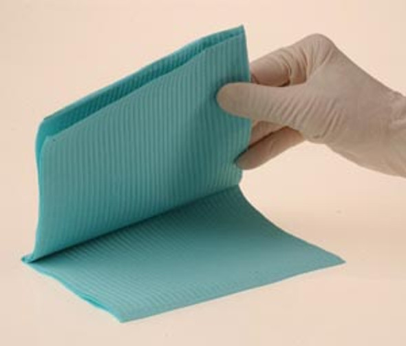 Crosstex International ECONOBACK® WEXSI Towel, 2-Ply Paper, Poly, 19in. x 13in., Silver Grey, 500/cs (MOQ = 2 cases) , case