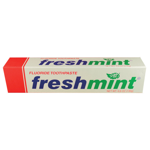 New World Imports WORLD IMPORTS FRESHMINT® TP46 Anticavity Fluoride Toothpaste, 4.6 oz, Individually Boxed, 60/cs (Not Available for sale into Canada) , case