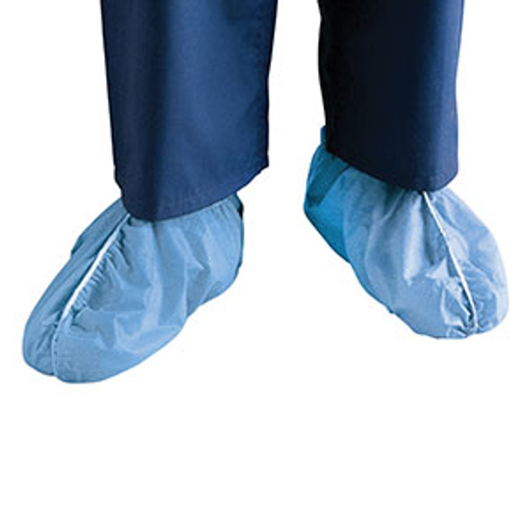 Cardinal Health HEALTH CONVERTORS® 5854 Premium Shoecover, Anti-Skid, SMS, X-Large, Blue, 100/bx, 4 bx/cs (Continental US Only) , case