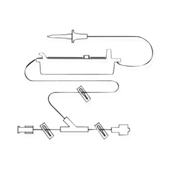 21-7391-24 ICU Medical Set, Admin, Cadd, 108", Spike/M, Checkvalve, FS, Totm, 12/Bx