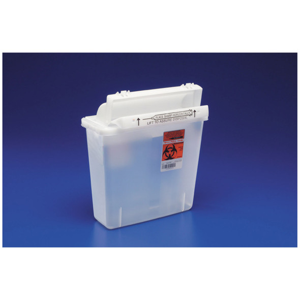 Cardinal Health 8506SA Container, 5 Qt Clear Sharpstar, Counter Balanced Lid, 20/cs (24 cs/plt) (Continental US Only) , case