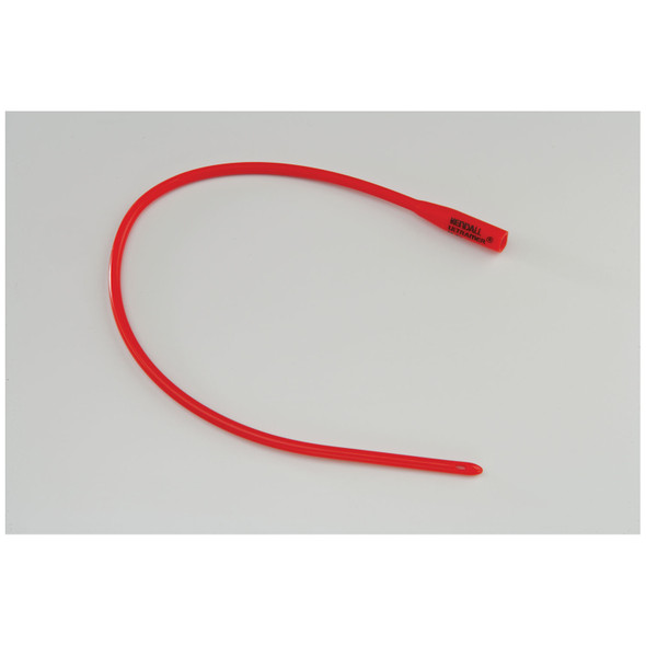 Cardinal Health HEALTH CURITY™ 8414 Urethral Red Rubber Catheter, 14FR, 12in.L, 12/ctn (Continental US Only) , carton