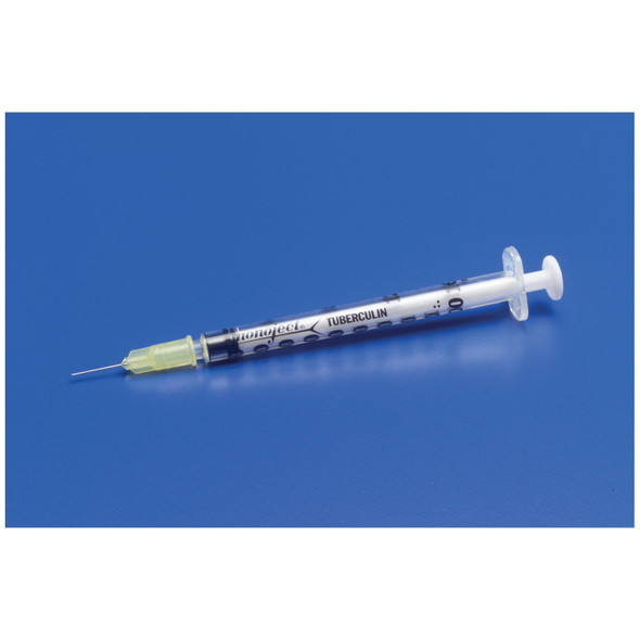 Cardinal Health HEALTH MONOJECT™ 1180125058 TB Syringe, 1mL, 25G x 5/8in. Det Needle, 100/bx, 5 bx/cs (Continental US Only) (Manufacturer Backorder - Inventory Limited when Available) , case