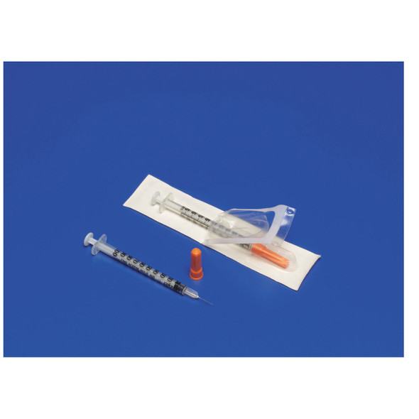 Cardinal Health HEALTH MONOJECT™ 8881601101 Insulin Syringe, 1mL (100 units), 28G x ½in., 100/bx, 3 bx/cs (Continental US Only) , case